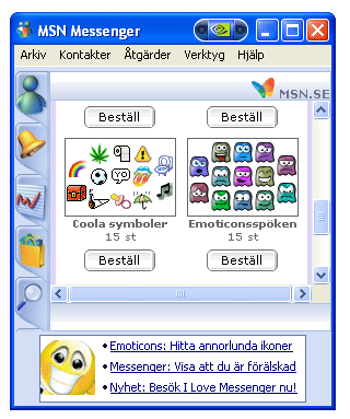 bild p� MSN med cannabisemotikon